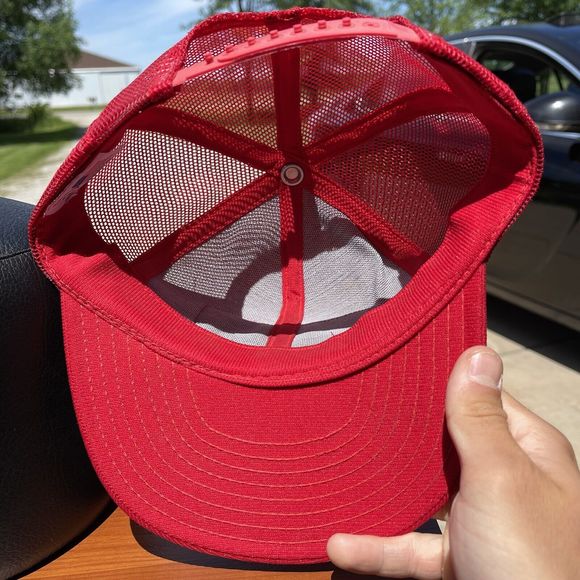 Vintage Zunker Contractors Construction Patch Trucker Hat Fond Du Lac Wisconsin - Picture 7 of 10